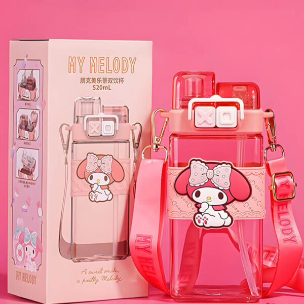 Sanrio My Melody With Strap Water Bottle - Image 2