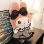 Sanrio My Melody Dark Gothic Plush Toy 35cm - Image 2