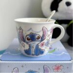 Disney Stitch Ceramic Coffee Mug with Spoon 250ml - Image 2