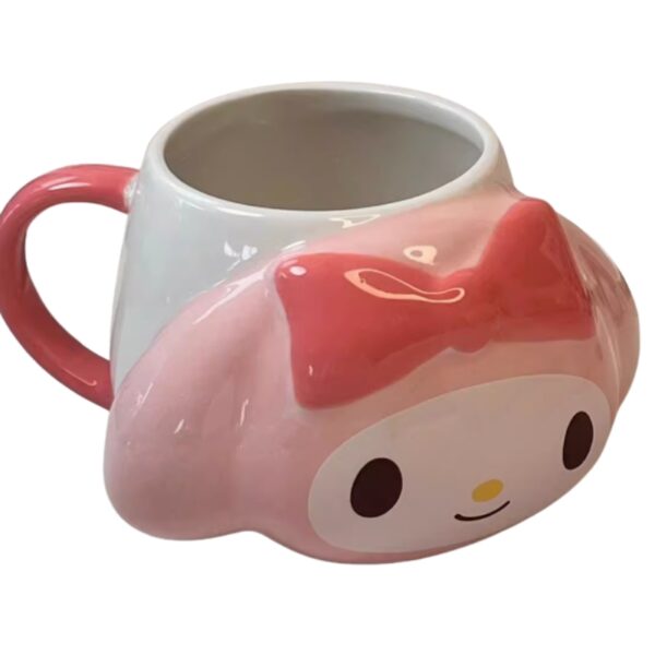 Kawaii Cute My Melody Ceramic Cups With Handle Porcelain Coffee Mug - Image 1