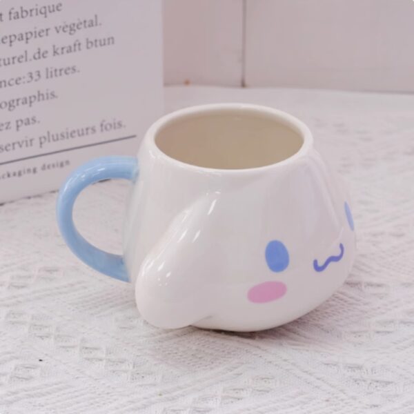 Kawaii Cute Cinnamoroll Ceramic Cups With Handle Porcelain Coffee Mug - Image 2
