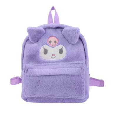 Sanrio Kuromi Cute Cartoon Plush Backpack