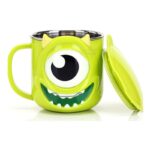 Monster University Mike Green Durable Stainless Steel Insulated 3 D Cup With Lid And 250ml