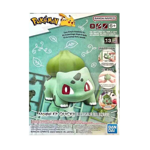 Pokemon Model Kit - Articulated Figure to Make - Bulbasaur Character - Image 1