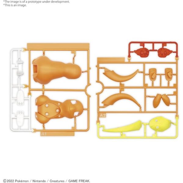 Pokemon Model Kit Articulated Figure to Make a Charmander Character - Image 3