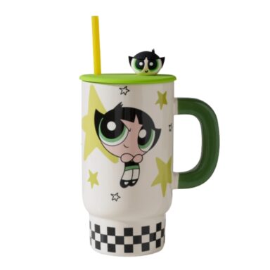 Powerpuff Girls Ceramic Mug – Buttercup Design – 850ml