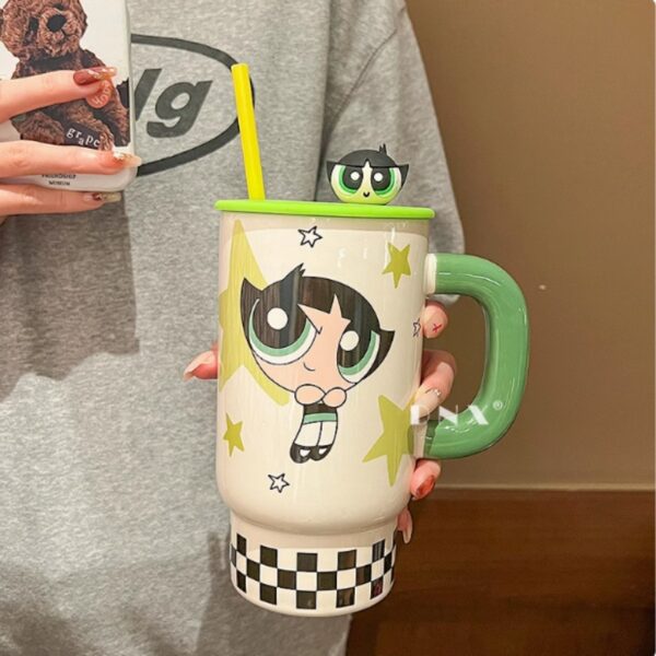 Powerpuff Girls Ceramic Mug – Buttercup Design – 850ml - Image 2