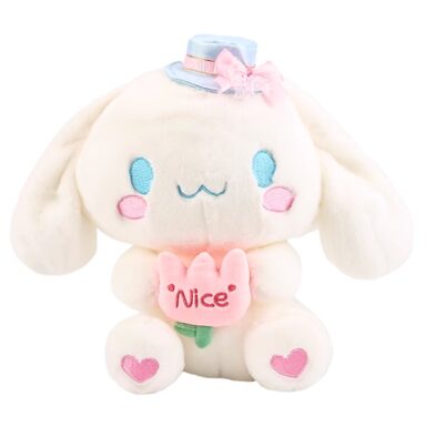 Sanrio Cinnamoroll Plush Toy Blue Hat and Ribbon, 35Cm
