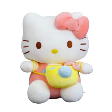 Sanrio Hello Kitty Plush Toy Yellow Sling Bag 35Cm
