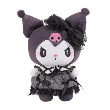 Sanrio Kuromi Plush Toy - Gothic Checkered Dress 30cm