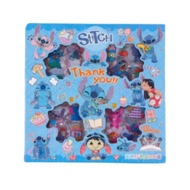100 Sheets Disney Stitch Stickers Kit, Vinyl Cartoon Aesthetic Decorative Sticker Set.