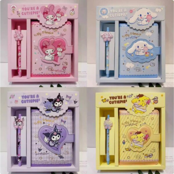 Cute Pompompurin Notebook and Pen Gift Set – Adorable Stationery for Kids - Image 2