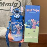 Disney Stitch Water Bottle Cute Design, Airtight And Portable 600ml - Image 2