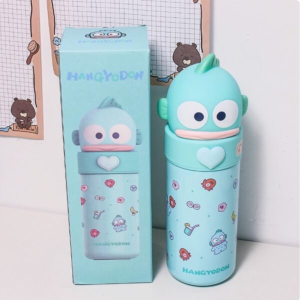 Hangyodon Water Bottle – 350ml – Cute Sanrio Character Design - Image 2