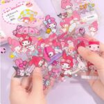 My Melody Kawaii Sticker Collection Pack, 100 Pieces, Pink Theme - Image 3