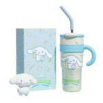 Sanrio Cinnamoroll Cartoon Design Insulated Stainless Mug With Blue Lid 1200Ml