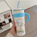 Sanrio Cinnamoroll Cartoon Design Insulated Stainless Mug With Blue Lid 1200Ml - Image 2
