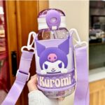 Sanrio Kuromi Kids Water Bottle With Strap 720ml - Image 2